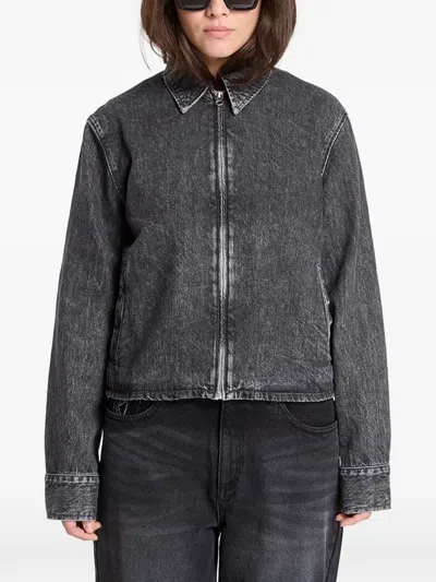 Samsoe & Samsoe Sanarinna Denim Jacket In Black