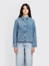 Samsoe & Samsoe Sanarinna Jacket In Blue