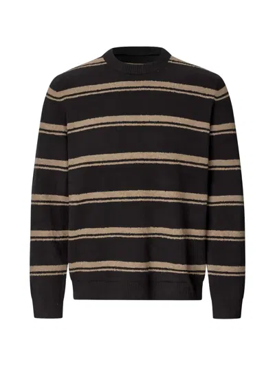 Samsoe & Samsoe Sanino Striped Sweater In 블랙