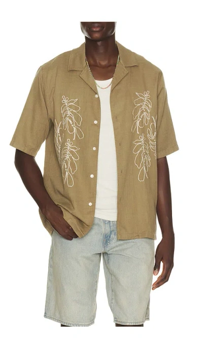 Samsoe & Samsoe Saoscar Ax Shirt In Brown