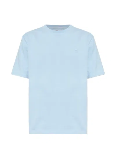 Samsoe & Samsoe Saotto Logo-embroidered T-shirt In Blue