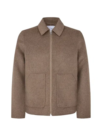 SAMSOE & SAMSOE SAPAULO ZIP-UP PATCH-POCKET JACKET