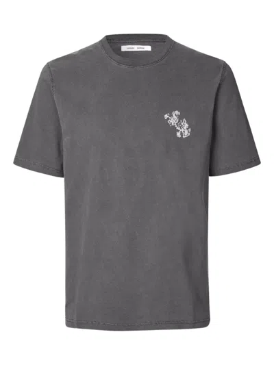 Samsoe & Samsoe Saphil T-shirt In Gray