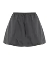 Samsoe & Samsoe Saroko Drawstring Skirt In Gray