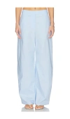 Samsoe & Samsoe Saroko Trousers In Blue