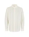 Samsoe & Samsoe Camicia Saryan Clear Cream In White
