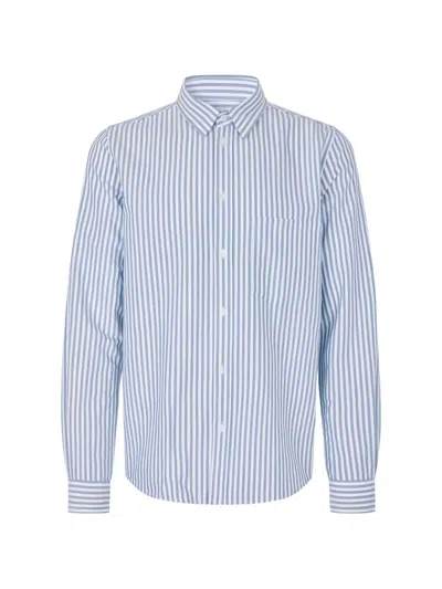 Samsoe & Samsoe Saryan Cotton Shirt In 화이트