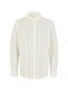 Samsoe & Samsoe Saryan Striped Shirt In Neutral