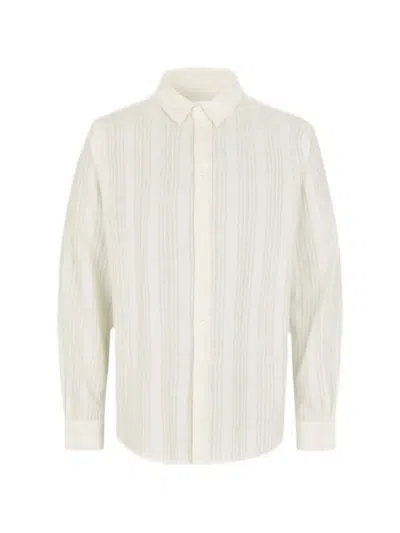 Samsoe & Samsoe Saryan Striped Shirt In Neutral