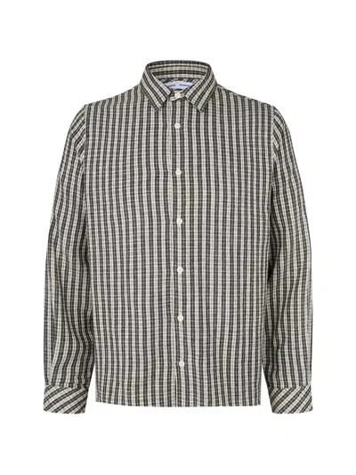 Samsoe & Samsoe Saryan X Checkered Shirt In 화이트