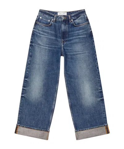 Samsoe & Samsoe Sashelly Cuff Jeans 15891 In Blue