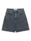 Samsoe & Samsoe Sashelly Denim Shorts In Blue