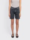 Samsoe & Samsoe Sashelly Denim Shorts In Gray