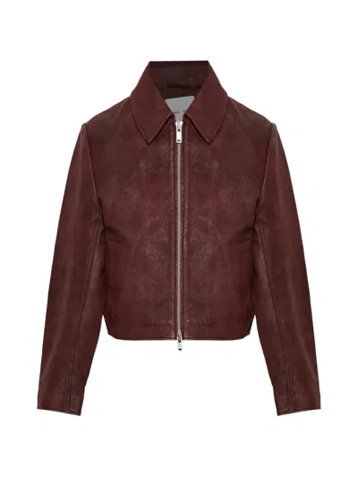 SAMSOE & SAMSOE SASHIVA LEATHER JACKET