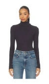 Samsoe & Samsoe Sasonnet Long Sleeve Turtleneck In Black