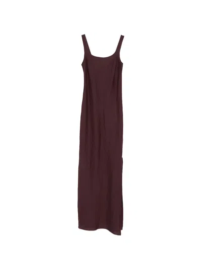 Samsoe & Samsoe Sasunna Scoop-neck Sleeveless Dress In Brown