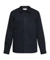 Samsoe & Samsoe Sataka Button-up Shirt Jacket In Blue