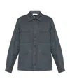 Samsoe & Samsoe Sataka Pocket Button Shirt In Blue