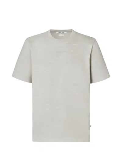 Samsoe & Samsoe Sathomas Ribbed T-shirt In Gray