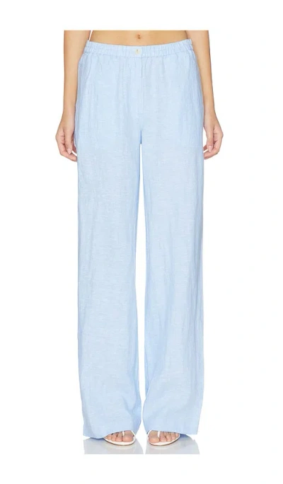 Samsoe & Samsoe Satoves Trousers In Blue