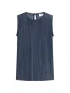 Samsoe & Samsoe Sauma Blouse In Blue