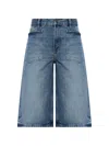Samsoe & Samsoe Saveyra Patch-pocket Shorts In Blue