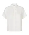 Samsoe & Samsoe Short Sleeve Shirt In White