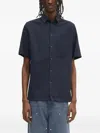 Samsoe & Samsoe Short-sleeve Shirt In Blue