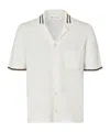 Samsoe & Samsoe Short Sleeve Shirt In White