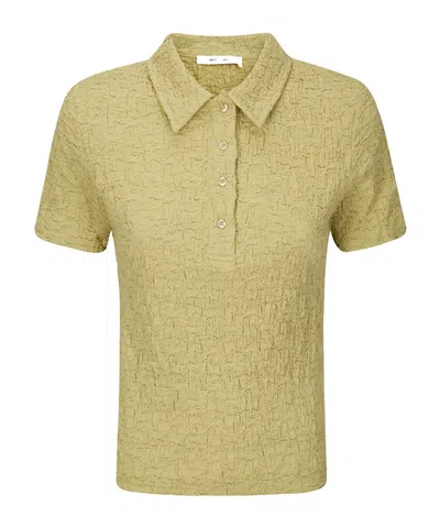 Samsoe & Samsoe Short-sleeved Polo Shirt In Brown