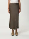 Samsoe & Samsoe Skirt Samsoe Samsoe Woman Color Grey In Gray