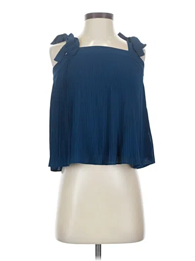 Pre-owned Samsoe & Samsoe Sleeveless Blouse In Blue