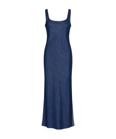 Samsoe & Samsoe Sleeveless Dress In Blue