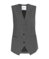 Samsoe & Samsoe Sleeveless Vest In Gray