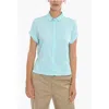 Samsoe & Samsoe Solid Color Majan Shirt With Short Sleeve