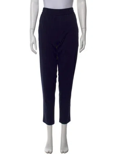 Pre-owned Samsoe & Samsoe Straight Leg Pants In Blue