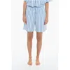 Samsoe & Samsoe Striped Devon Shorts With 3 Pockets