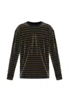 Samsoe & Samsoe Striped Long-sleeved T-shirt In Brown