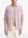Samsoe & Samsoe Striped Shirt In Pink