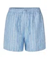 Samsoe & Samsoe Samsøe Samsøe Maren String Shorts In Blue
