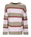 Samsoe & Samsoe Striped Sweater In Multi-color