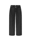 Samsoe & Samsoe Studded Denim Jeans In Black