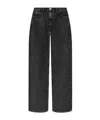 Samsoe & Samsoe Studded Denim Jeans In Black