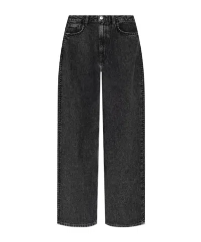 SAMSOE & SAMSOE STUDDED DENIM JEANS