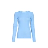 Samsoe & Samsoe T-shirt Cintrée Manches Longues In Blue