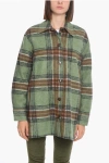 Samsoe & Samsoe Tartan Patterned Rosalie Pile Oveshirt