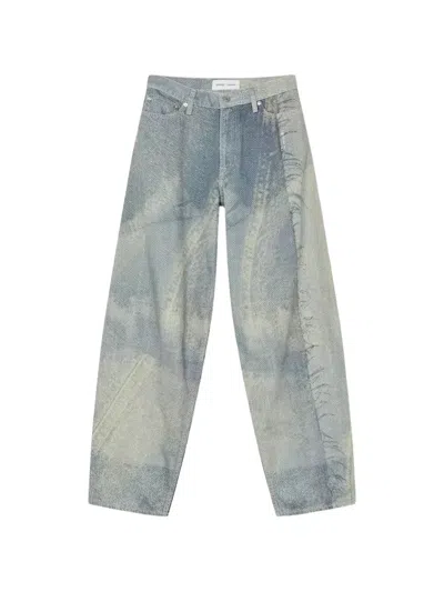 Samsoe & Samsoe Textured Jeans In Blue