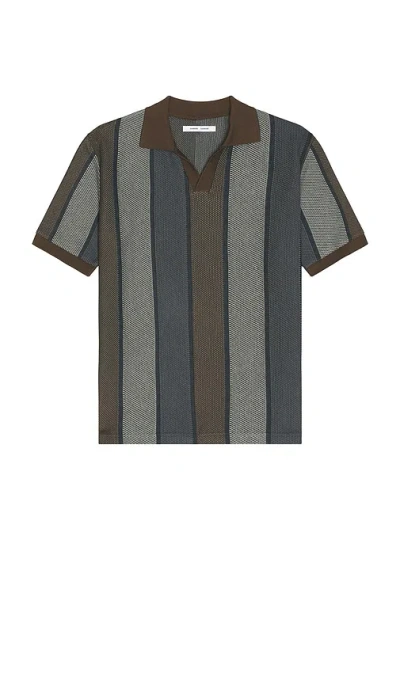 Samsoe & Samsoe Travis Polo Sweater In Gray