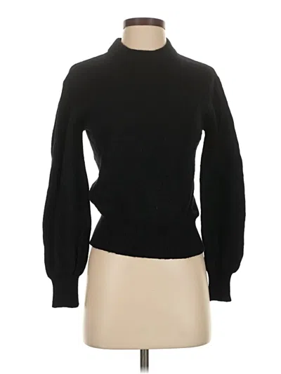 Pre-owned Samsoe & Samsoe Turtleneck Sweater In Black