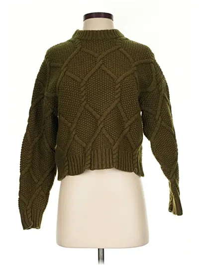 Pre-owned Samsoe & Samsoe Turtleneck Sweater In Green